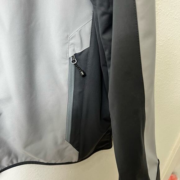 ELEVATE SOPRIS SOFTSHELL MEN SILVER/GREY STORM JACKET BRAND NEW SIZE 2XL - Picture 9 of 10